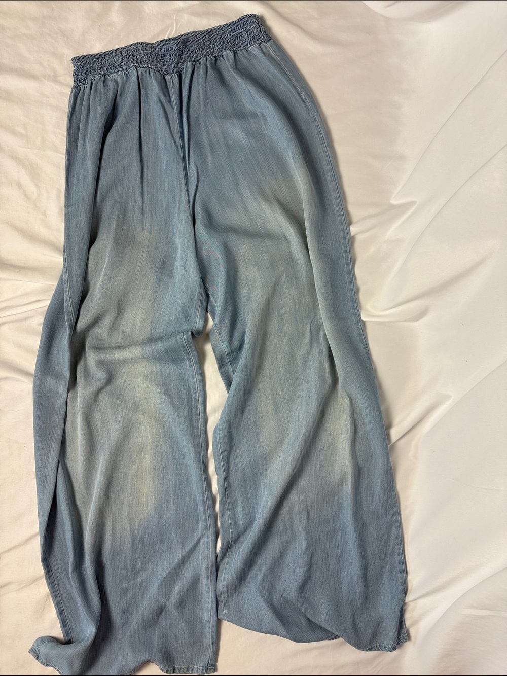 Xhilaration Light Blue Wide-Leg Women's Chinos